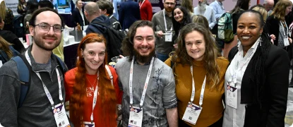 Female scientist using a computer